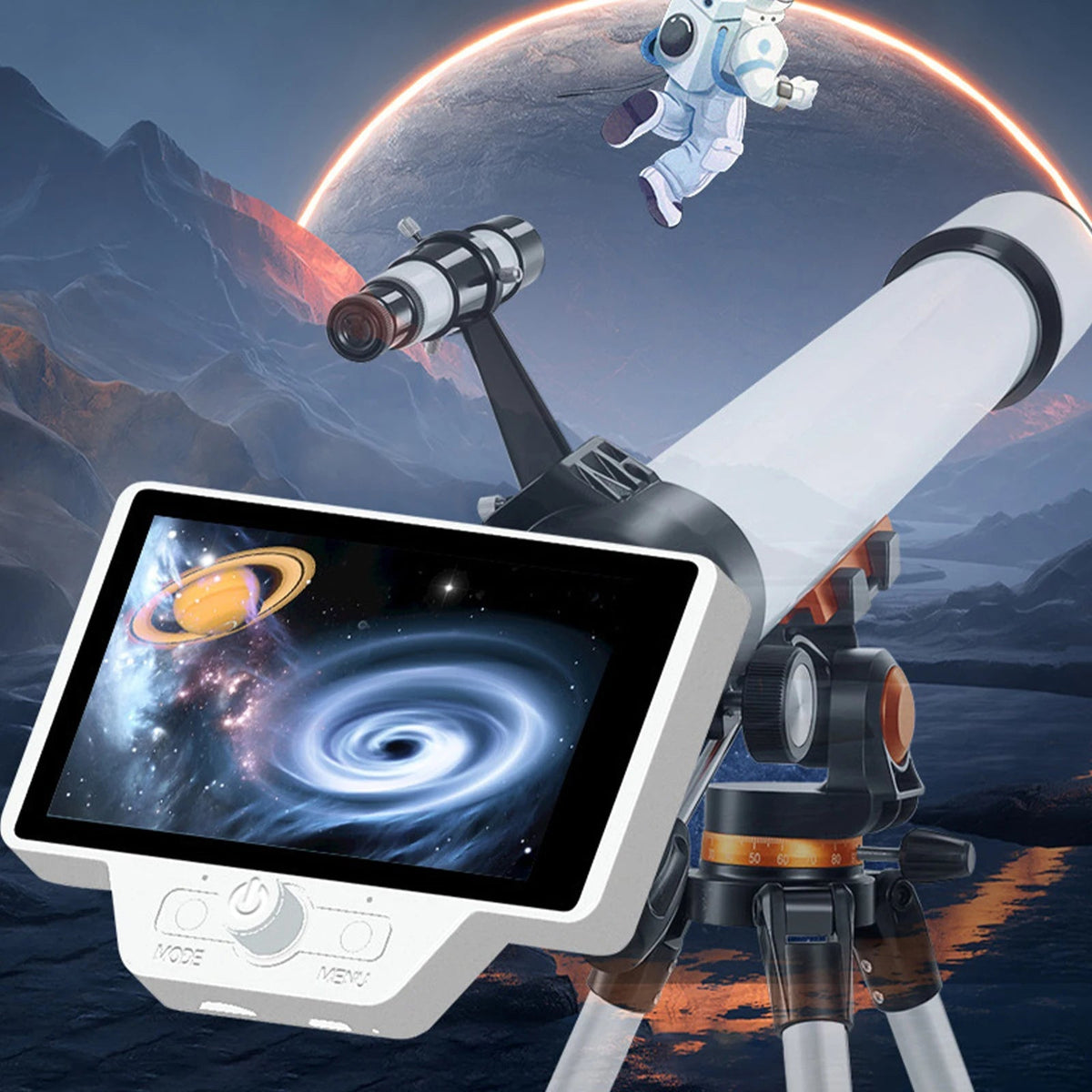 500W Pixel WiFi Multicolor Electronic Eyepiece CMOS Camera 5inch Astronomy Telescope Camera 2K Video Image Electronic Eyepiece