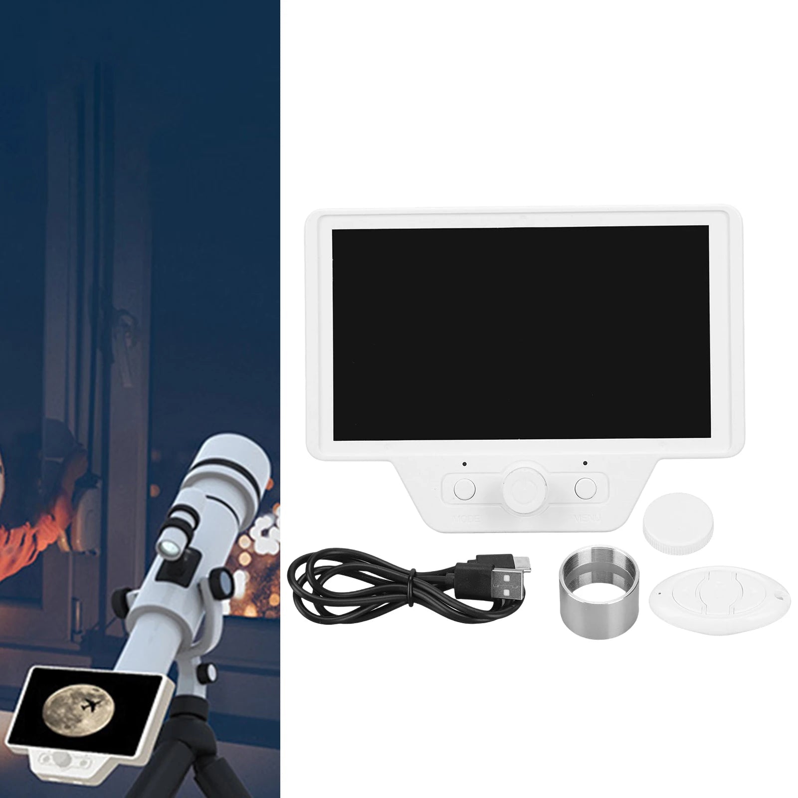 500W Pixel WiFi Multicolor Electronic Eyepiece CMOS Camera 5inch Astronomy Telescope Camera 2K Video Image Electronic Eyepiece