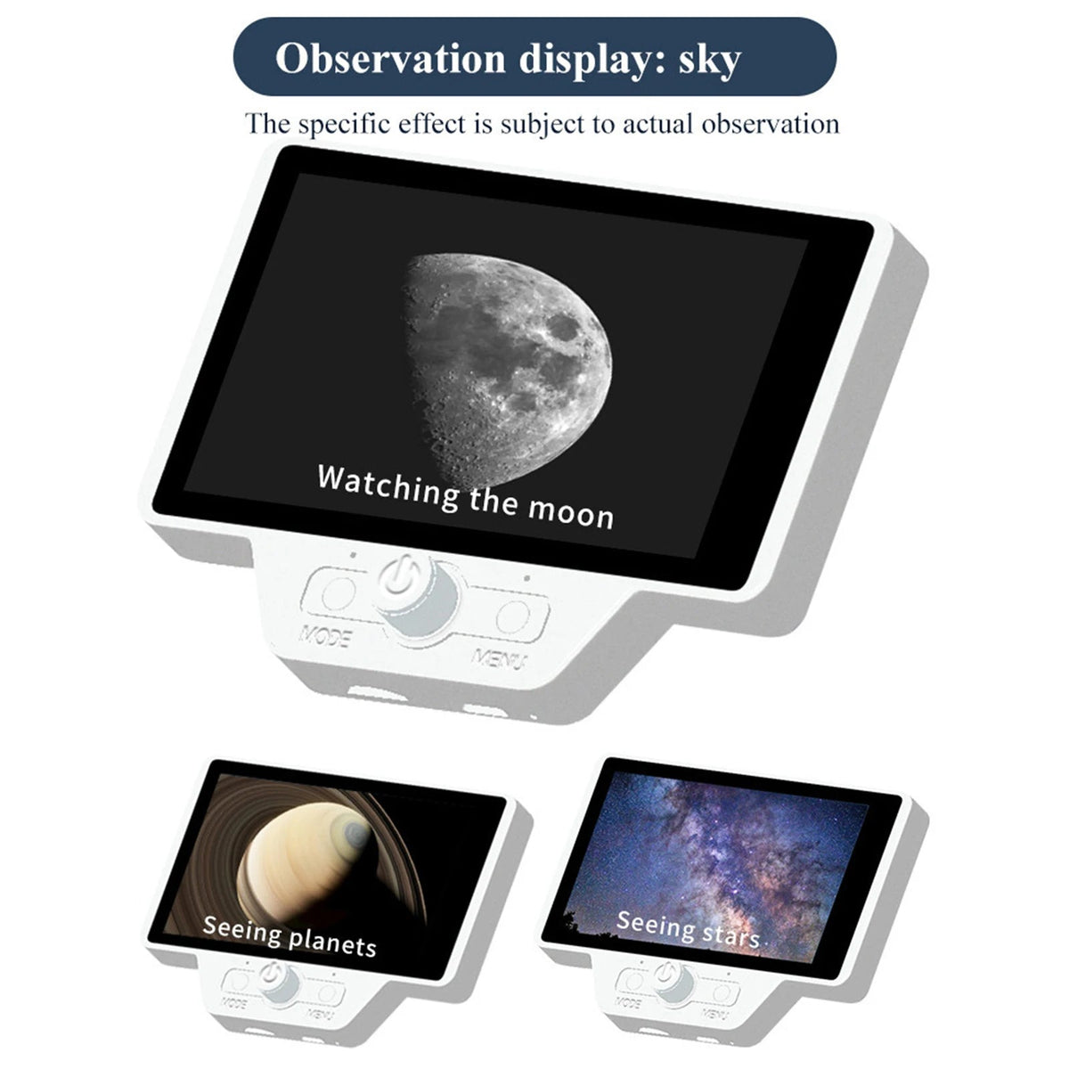 500W Pixel WiFi Multicolor Electronic Eyepiece CMOS Camera 5inch Astronomy Telescope Camera 2K Video Image Electronic Eyepiece