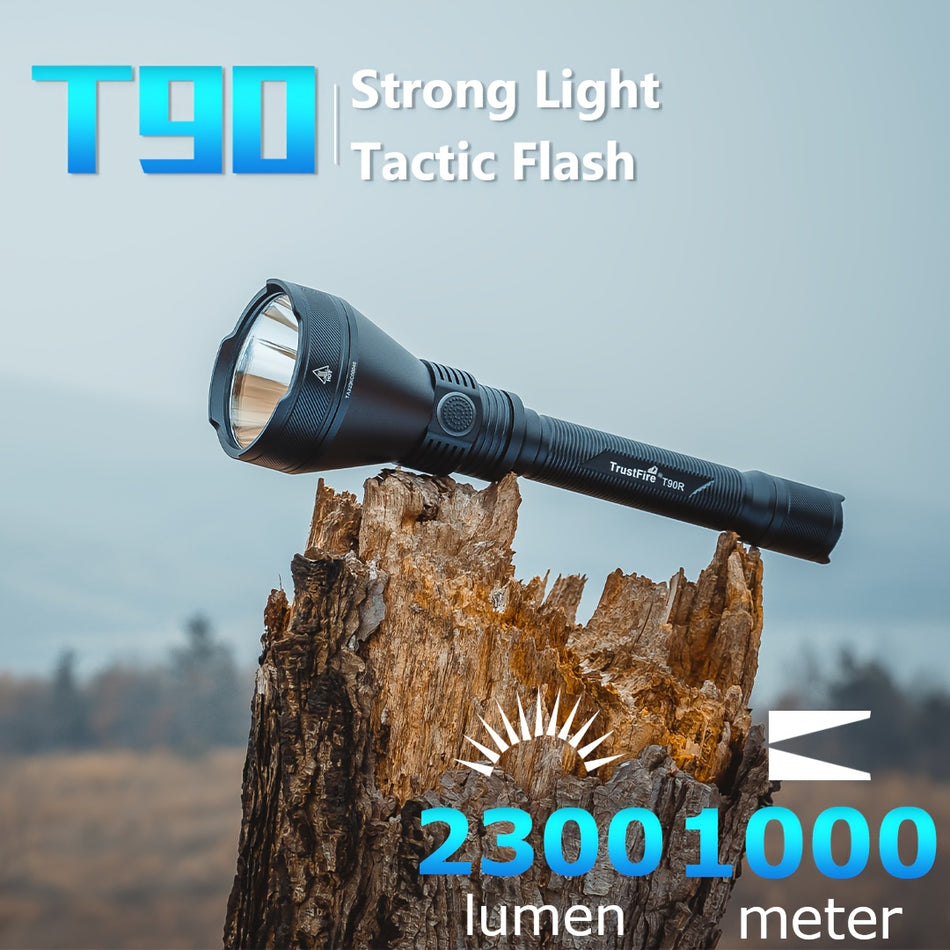 TrustFire T90R &ndash; 4800 Lumen High-Performance Tactical Flashlight