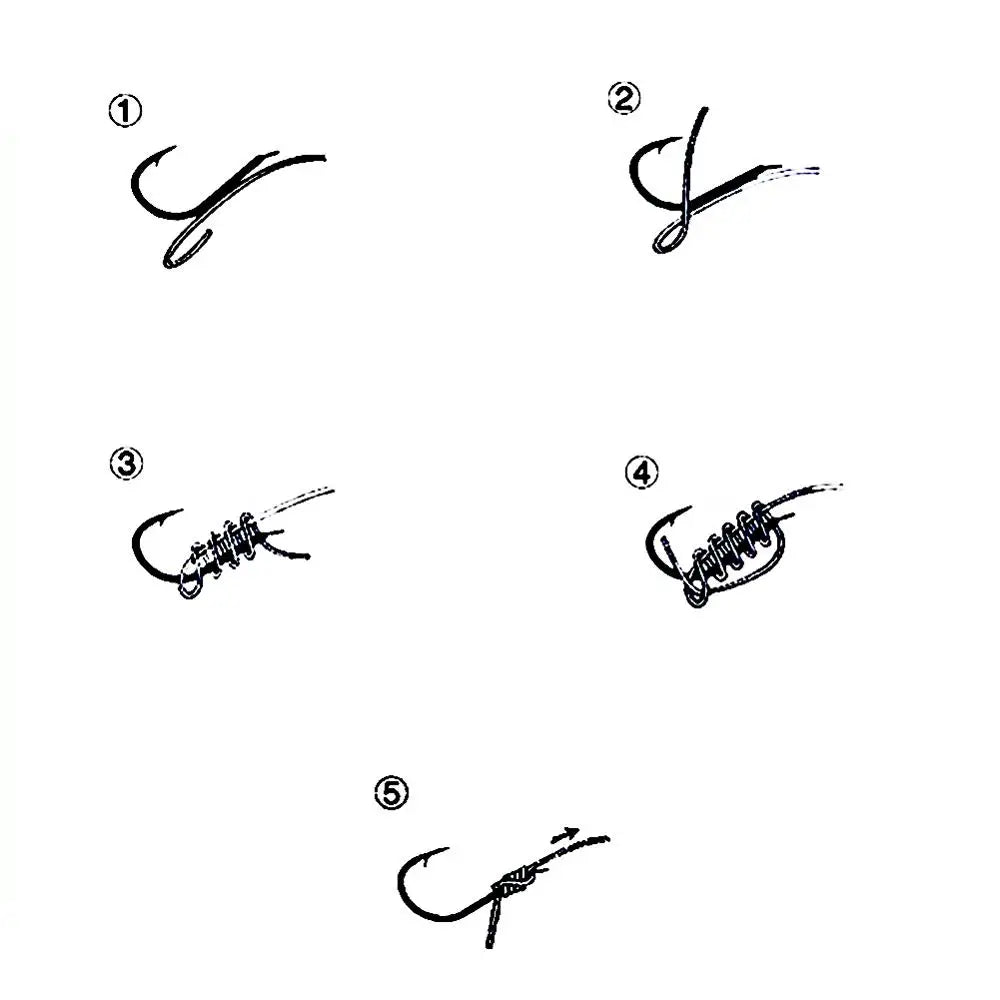 50pcs/Box Barbed High Carbon Steel Fishing Hooks Sea Worm Carp Single Circle Hook Set Fly Fishing Accessories Tackle  Fishhook