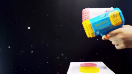 Rocket Launcher Bubble Gun with Led Lights - Fun Toy for Kids