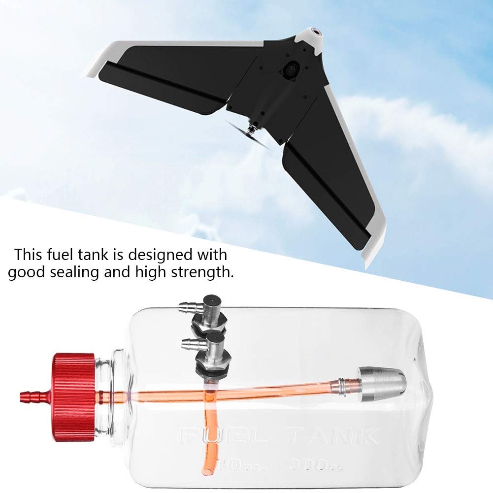 RC Fuel Tank - Model Accessories For Remote Control Transparent Plastic Oil Tank For RC Aircraft 300ml