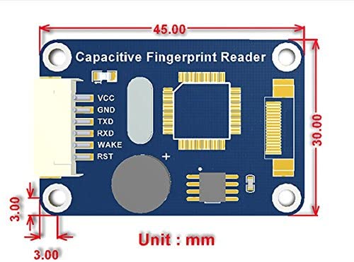 For Fingerprint Lock – Safe Deposit Box Fingerprint Access Control System, DIY Clock In And Out And Other Electronic Projects @ Cqrobot Capacitive Fingerprint Reader, Onboard Processor STM32 °F105.