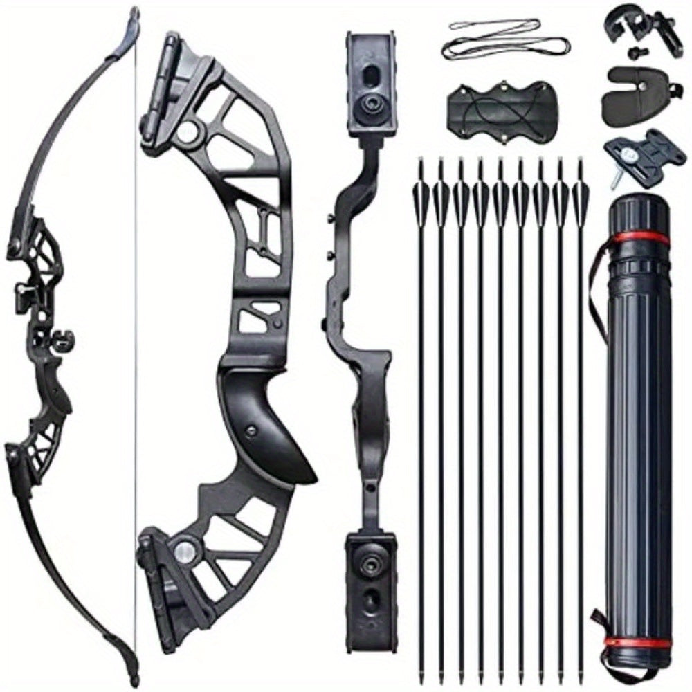 BZTANG Takedown Recurve Bow &ndash; Ambidextrous Design Pro Black- / 18.14KG