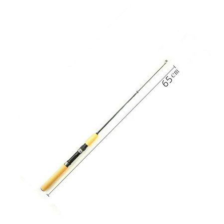 55/65/75cm Mini Telescopic Ice Fishing Rod Portable Carbon Fiber River Shrimp Carp Fishing Pole Winter Fishing Rod Fishing Tools 65cm