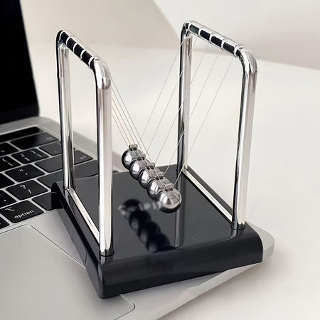 Magnetic Levitating Newton's Cradle &ndash; Classic Metal Desk Decor