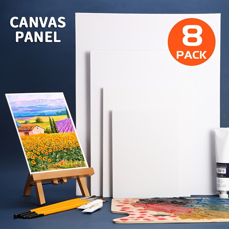 Maries 8 Value Pack Art Painting Canvas Panels - Cyprus