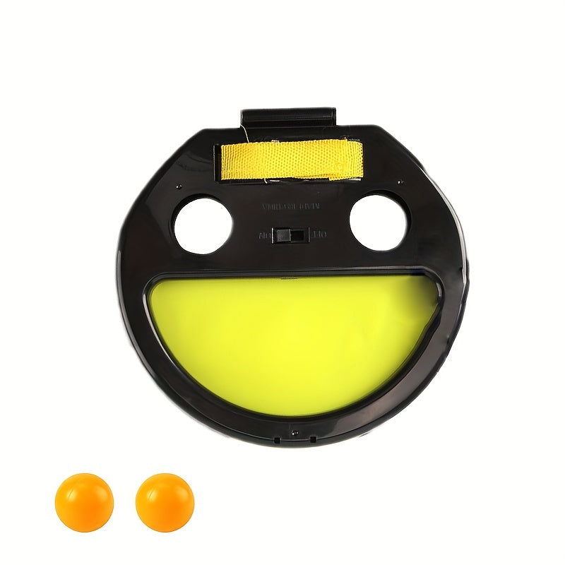 Fun Hand Grabbing Ball Game - Double Battle Toy for Outdoor Interactive Fun 1 Racket + 2 Balls