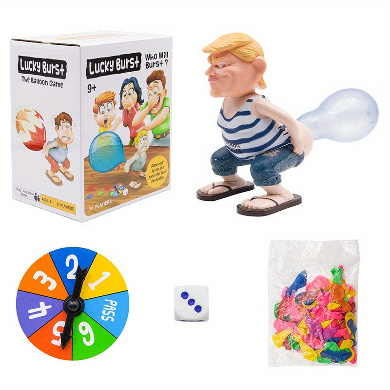 Farting Man Balloon Game Creative Toy - Stress Relief &amp; Party Game Trump
