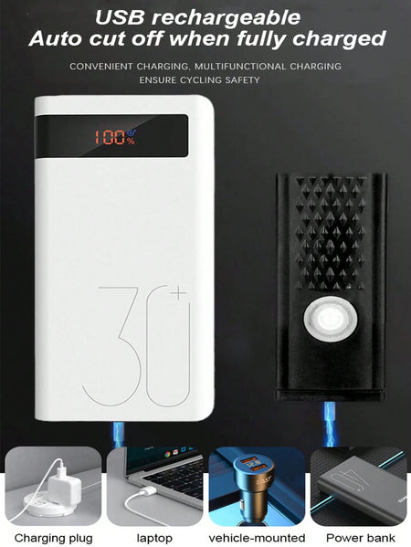 Super Bright USB Rechargeable Front Bike Light for Night Riding