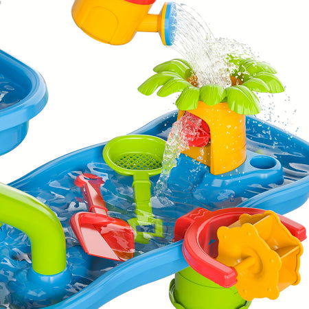 Babyhome Kids' Sand &amp; Water Play Table: Sensory Activity Center - Outdoor Toy For Summer Fun - Great Gift for Ages 3-6