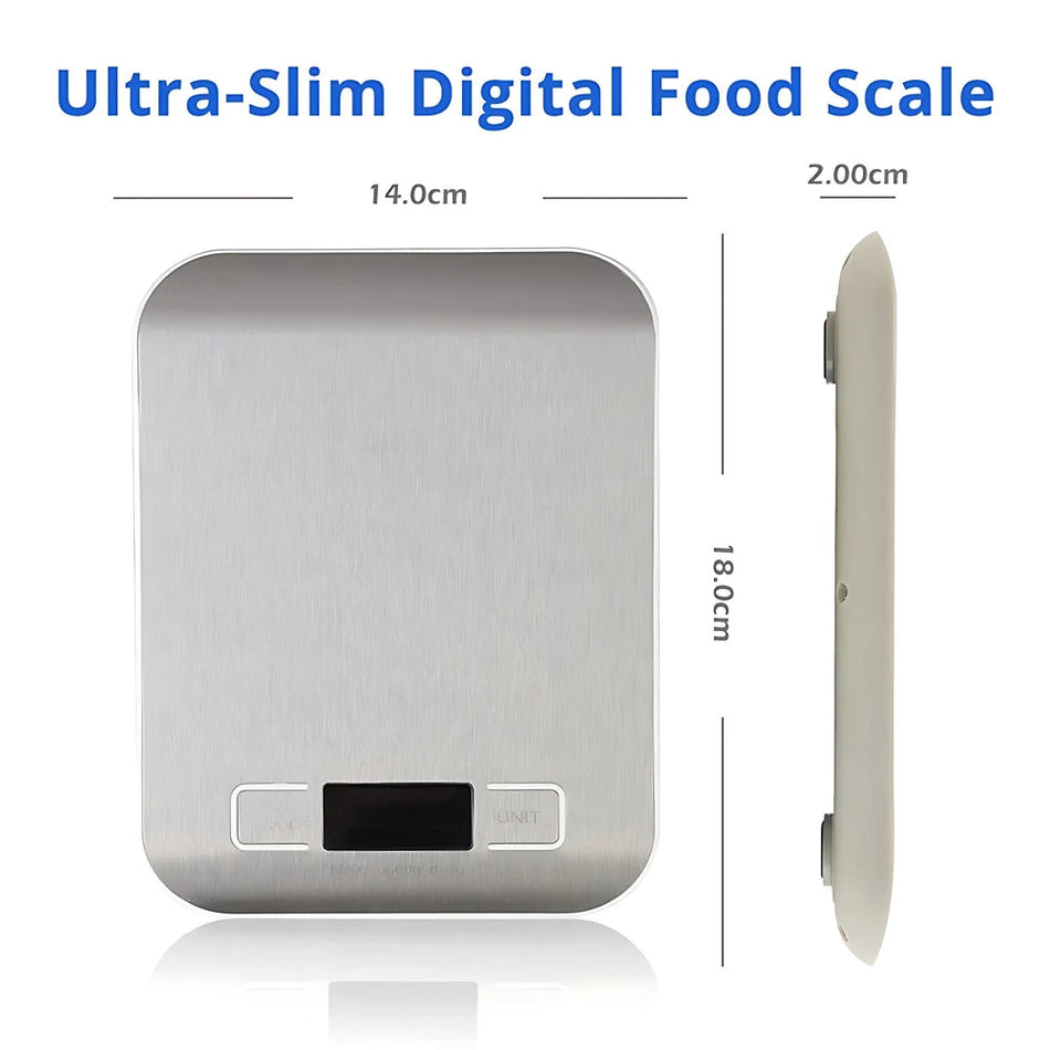 5kg/10kg Stainless Steel Electronic Scales Kitchen Scales Home Jewelry Food Snacks Weighing Baking Tools Kitchen Digital Scale