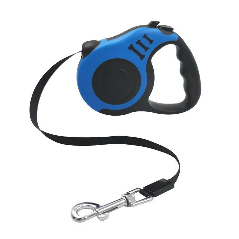 5M Dog Retractable Traction Rope Automatic Nylon Puppy Cat Traction Rope Belt Pets Walking Leashes for Small Pet Medium Dogs