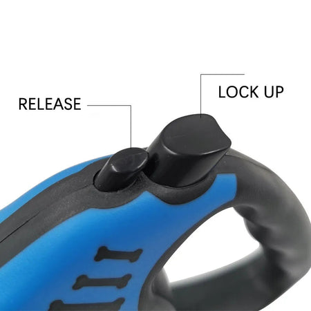 5M Dog Retractable Traction Rope Automatic Nylon Puppy Cat Traction Rope Belt Pets Walking Leashes for Small Pet Medium Dogs
