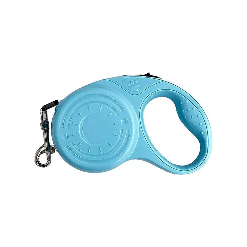 5M Dog Retractable Traction Rope Automatic Nylon Puppy Cat Traction Rope Belt Pets Walking Leashes for Small Pet Medium Dogs blue B / 5m