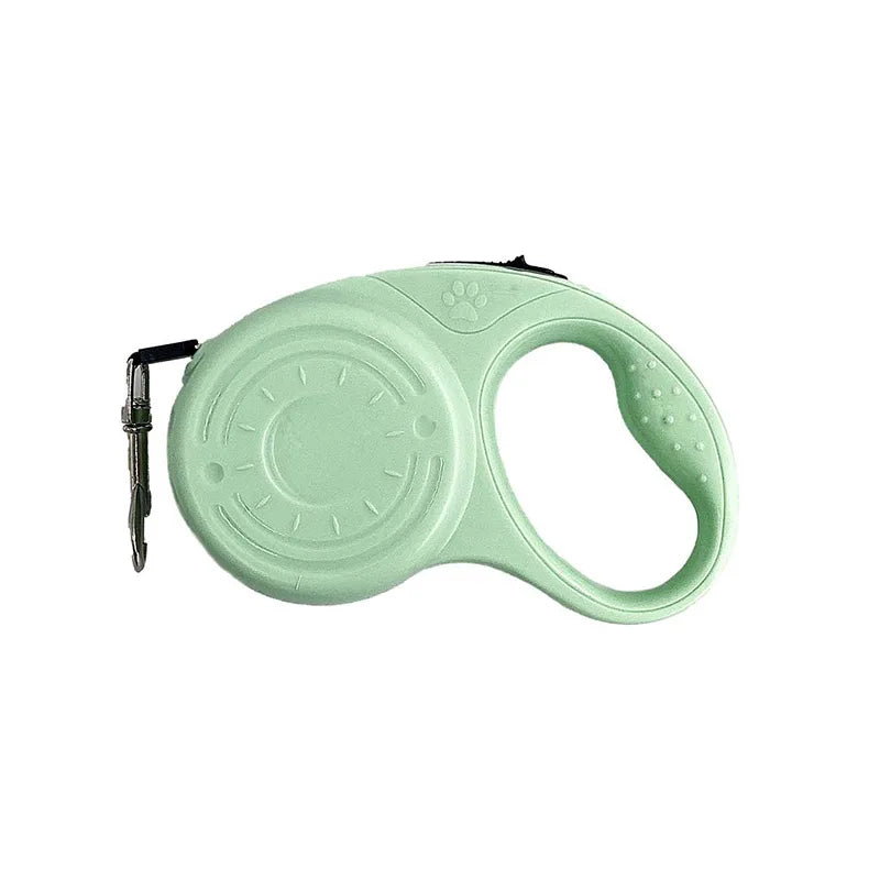 5M Dog Retractable Traction Rope Automatic Nylon Puppy Cat Traction Rope Belt Pets Walking Leashes for Small Pet Medium Dogs green B / 5m