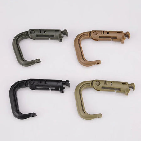 5PC Lightweight Molle Webbing D-Ring Carabiner Snap Lock Grimlock
