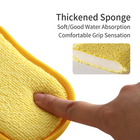 5pcs Magic Cleaning Sponge for Dishes Multi-Purpose Scrub Sponges for Kitchen Bathroom Dishwashing Brush Tools Accessories