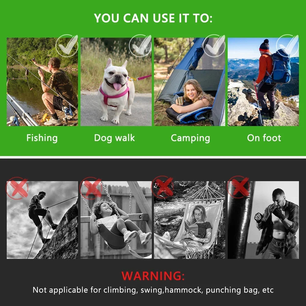 6/12pcs Multi-Functional Outdoor Carabiner Clips: Lightweight &amp;amp; Strong Gear Clips for Camping, Fishing, and Hiking