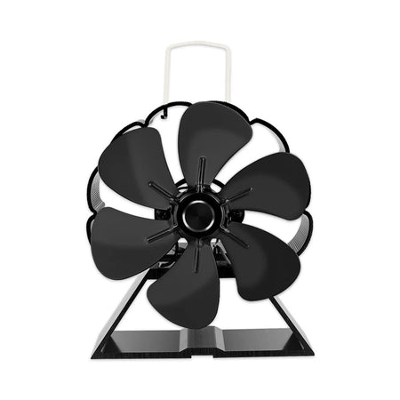 6 Blades Mini Fireplace Fan Heat Powered Stove Fan Wood Log Burner Eco Quiet Energy Saving Heater Home Efficient Heat Distribute Stove Fan