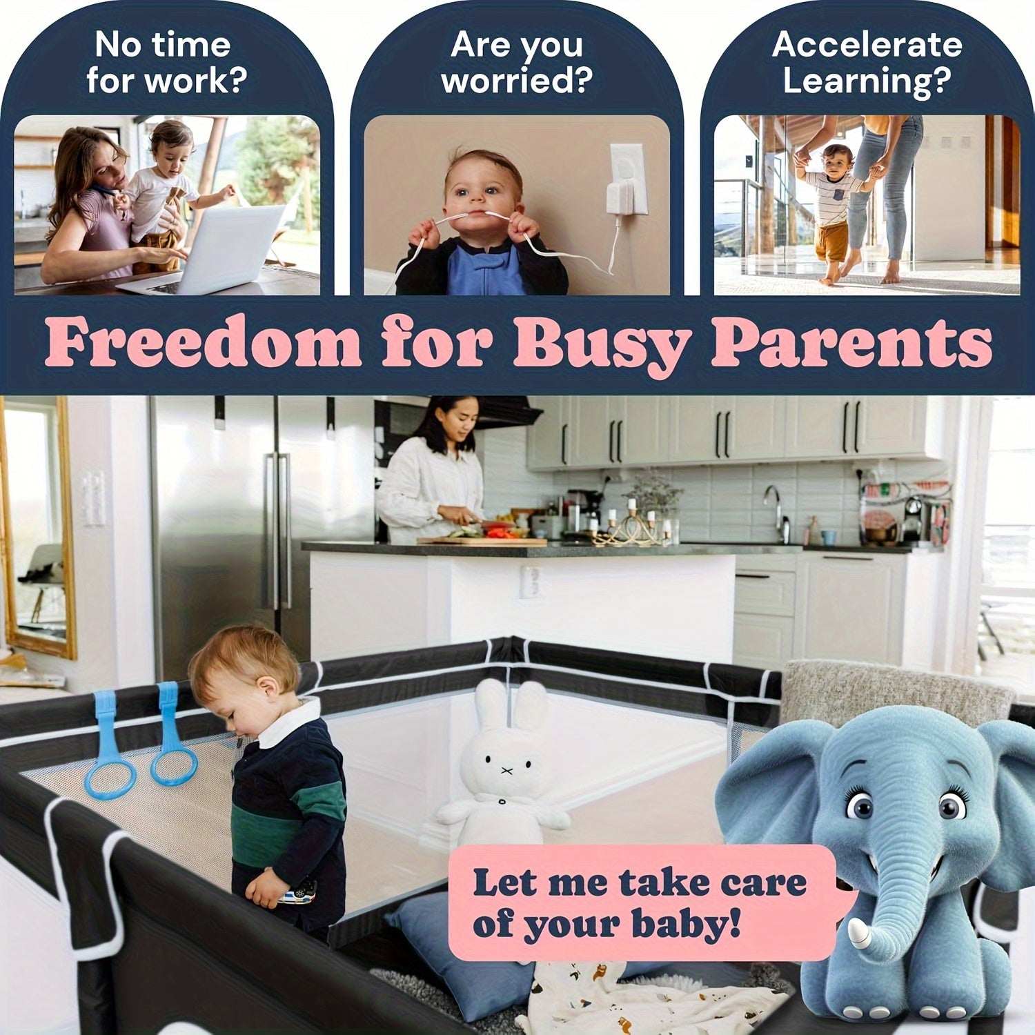 Children's Playpen &ndash; Durable and Safe Indoor Outdoor Enclosure