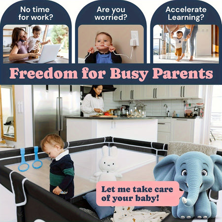 Children's Playpen &ndash; Durable and Safe Indoor Outdoor Enclosure