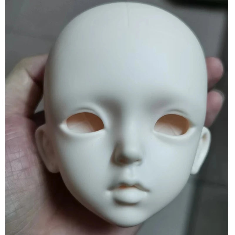 60cm Female Doll 1/3 BJD White  Skin Head Without Makeup with Eyeballs DIY Toys for Girls