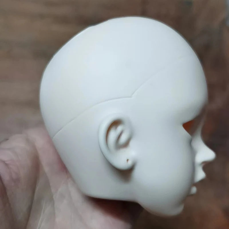 60cm Female Doll 1/3 BJD White  Skin Head Without Makeup with Eyeballs DIY Toys for Girls