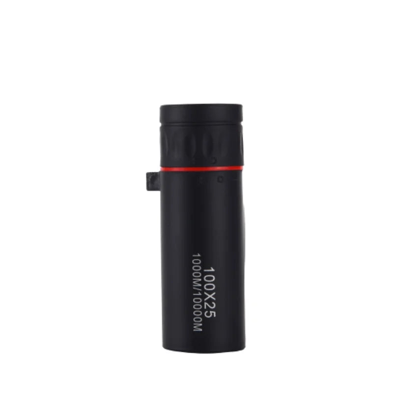 60X25/100X25 Monocular Telescope Mini Portable Optical Coating High-definition High-magnification Outdoor Observation Telescope