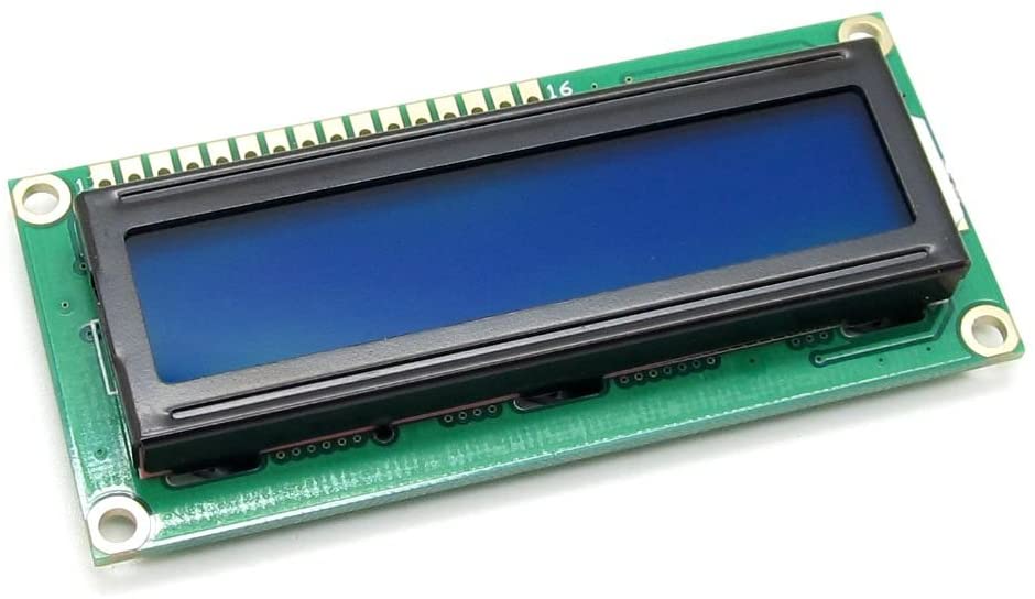 Generic 1602 16x2 Character LCD Display Adapter Module HD44780 Control Blue Backlight