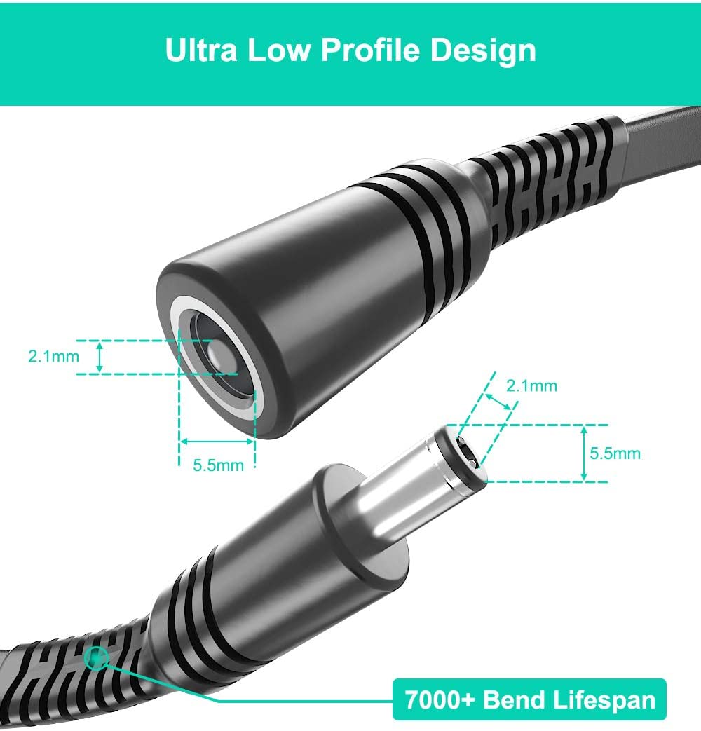 2 Metre Camera Power Extension Cable