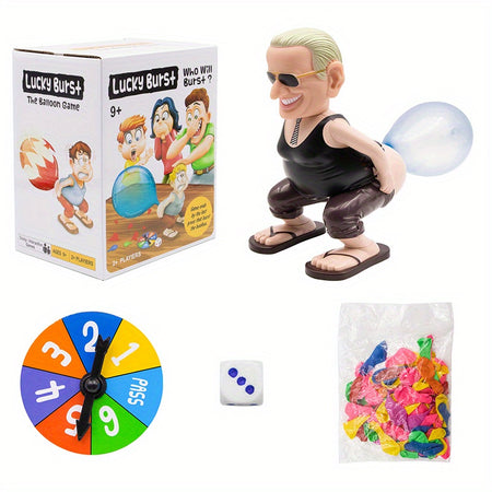 Farting Man Balloon Game Creative Toy - Stress Relief &amp; Party Game Bindon