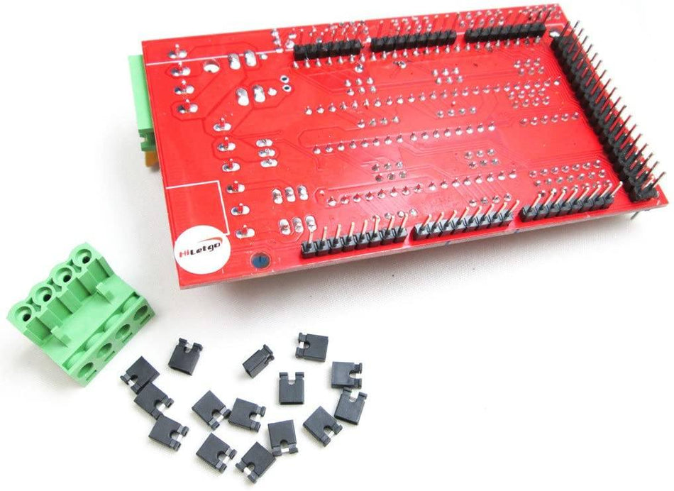 🟢 HiLetgo RAMPS 1.4 Πίνακας Ελέγχου Reprap Πίνακας Ελέγχου για Arduino Mega 2560 