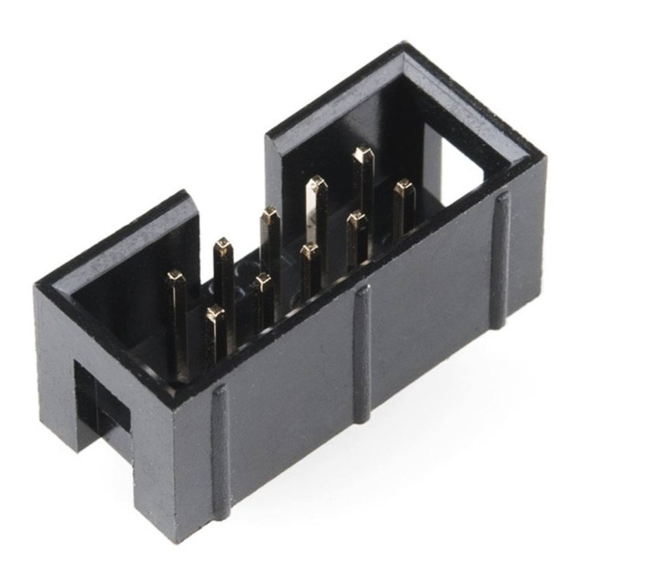 🟢 Καλυμμένη Κεφαλίδα 2x5 Pin 