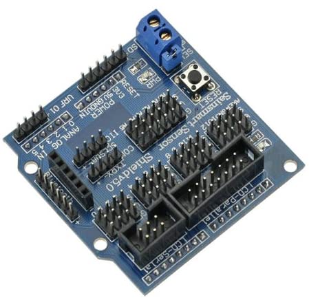 🟢 Ασπίδα αισθητήρων SainSmart&reg V5 για Arduino UNO MEGA R3 Mega2560 Duemilanove Nano Robot 