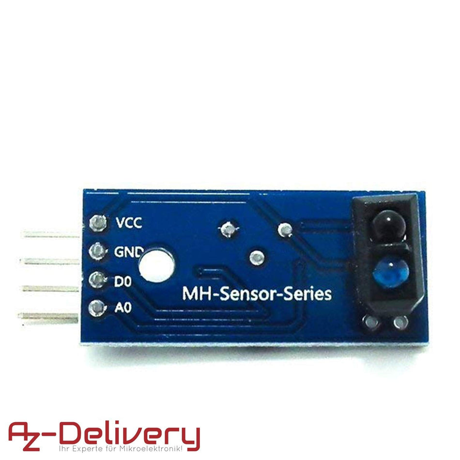 🟢 Σετ AZDelivery 3 TCRT5000 IR Υπέρυθρος Αισθητήρας Αποφυγής Εμποδίων για Arduino, περιλαμβάνει eBook 