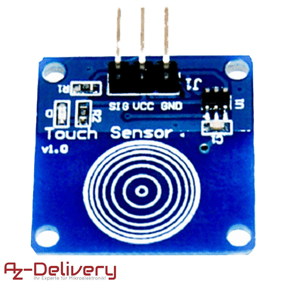 🟢 Αισθητήρας Αφής TTP223B Ψηφιακός Πυκνωτικός Διακόπτης για Arduino συμπεριλαμβανομένου eBook 