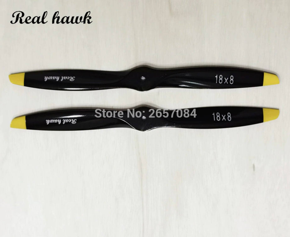 🟢 18x6/18x8/18x10/18x12 CCW ή CW Ξύλινη Έλικα Υψηλής Ποιότητας για Μοντέλο Αεροπλάνου Κλίμακας RC Gas Quadcopter Multicopter 