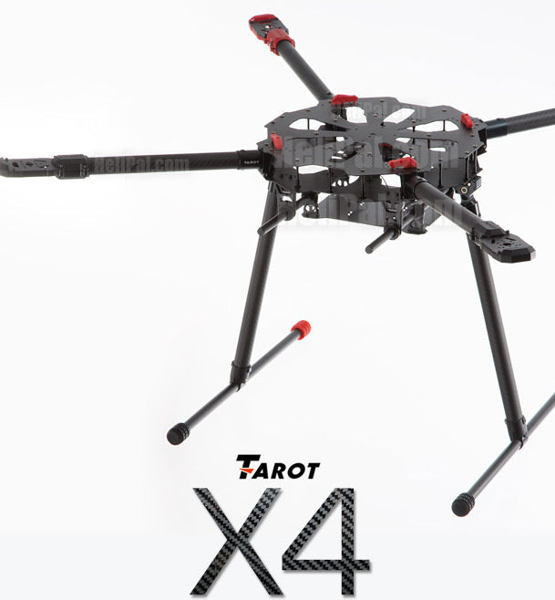 🟢 Tarot X4 čtyřrotorový dron připravený k letu s řídicím systémem DHI N3AG a dálkovým ovladačem Datalink3 DJI