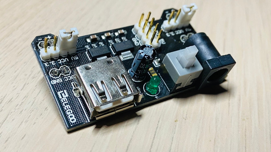 🟢 Modul napajanja za breadboard 3.3V 5V MB102 Bezlemljeni breadboard