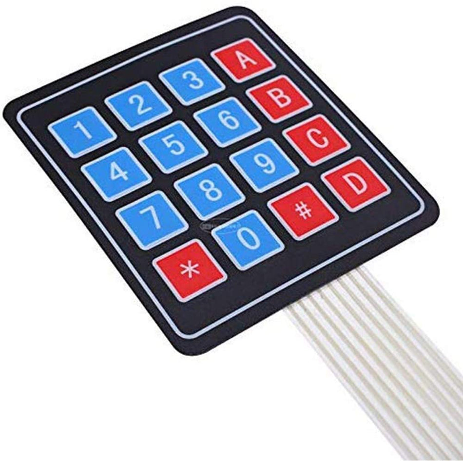 🟢 4 4 * 4 * 4 Matrix Keyboard Membrane Switch Matrix/Membrane Switch/Control Panel/Keyboard Microprocessor Experimental Module