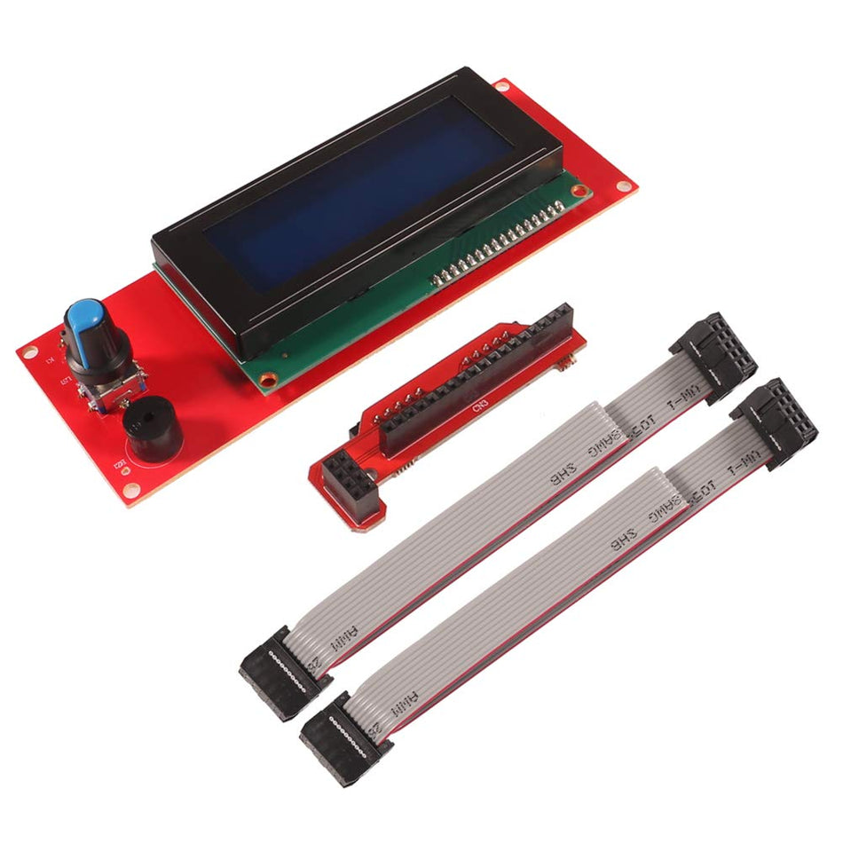 🟢 Πίνακας Ελεγκτή Έξυπνης Οθόνης Γραφικών LCD με Προσαρμογέα και Καλώδιο για 3D Εκτυπωτή RAMPS 1.4 RepRap Arduino Mega Arduino RepRap Pololu Shield 