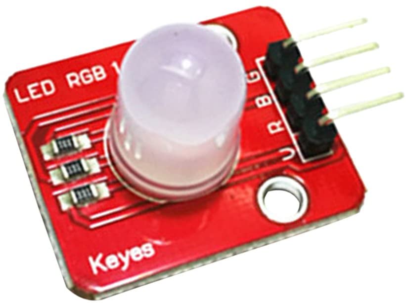 🟢 Μονάδα Shield Οδηγού LED RGB Πλήρους Χρώματος 10mm για Arduino 5V 