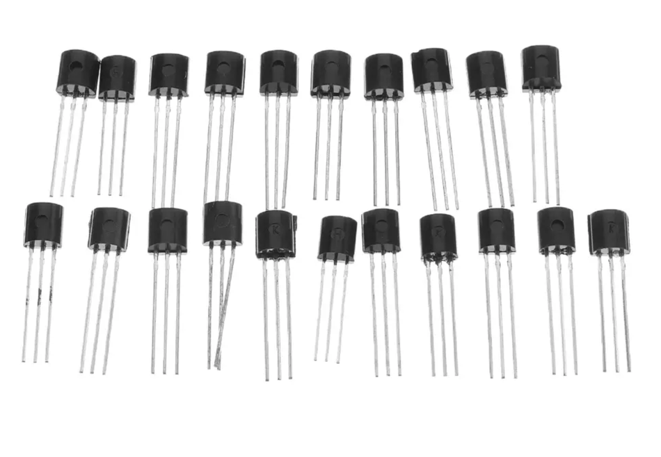 🟢 Σετ Ποικιλίας Τρανζίστορ 24Values TO-92 BC327 BC337 BC547 τρανζίστορ 2N2222 3904 3906 C945 PNP/NPN Πακέτο Τρανζίστορ 