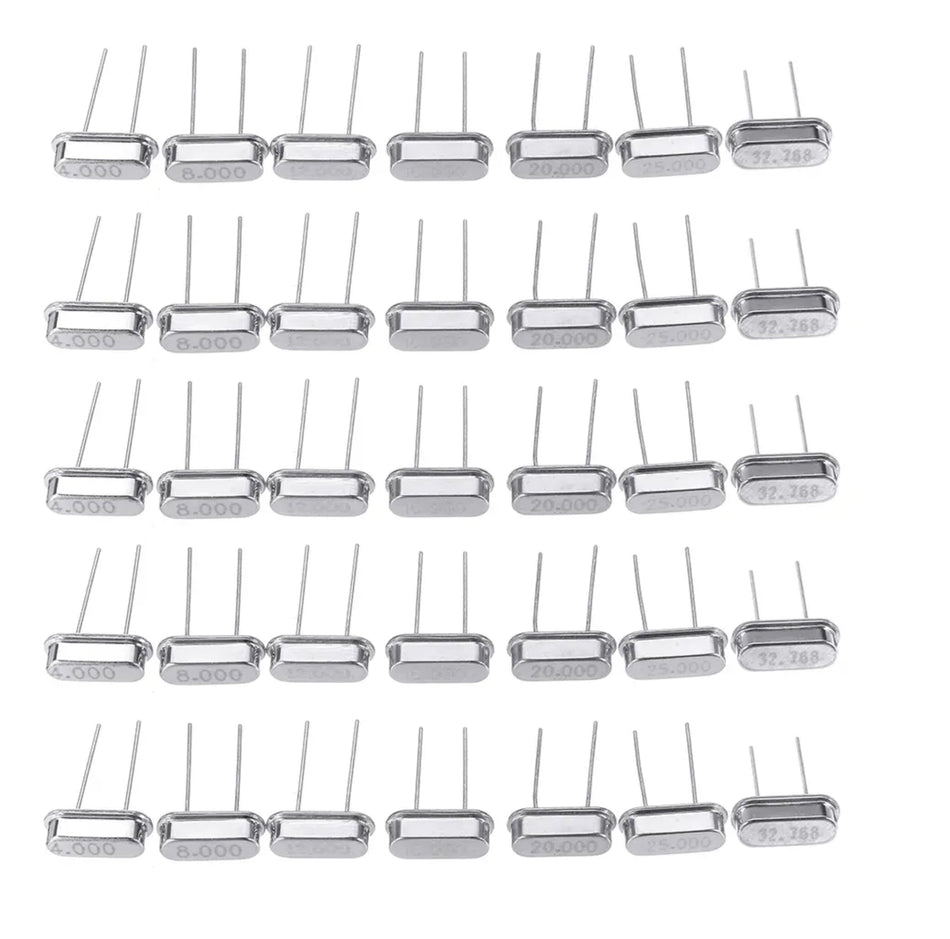 🟢 Kristalni oscilator elektronički keramički kvarcni kristali DIP 7 vrsta 32.768 4 8 12 16 20