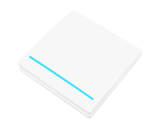 🟢 SMATRUL 1 Gang RF 433Mhz Smart Home Push Wireless Switch Light Remote Control Wall Button Ceiling Lamp On Off ASK Ev1257. White.