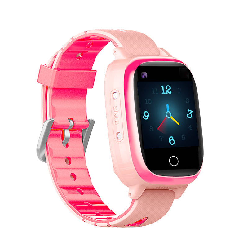 🟢 YQT T5S 4G Video Call Kid Fashion Child Student GPS SOS Tracker smartwatch Smart Watches Mobile Phones Watch Manufacturer - Pink