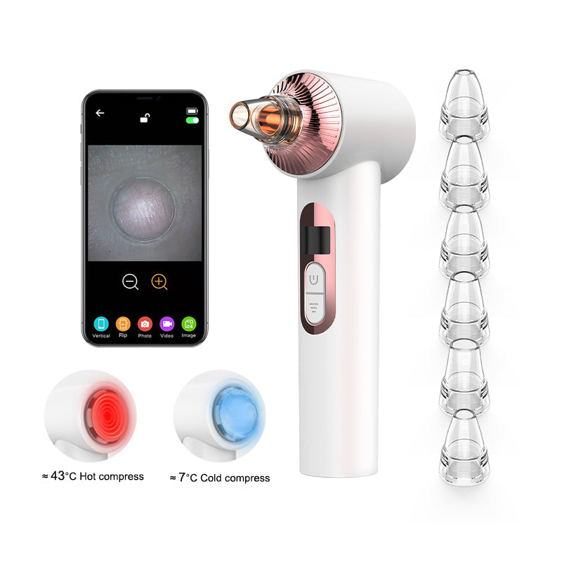 🟢 KKS beauty products facial lift suction pimples removal deep cleaning tool electric pore cleaner vacuum blackhead remover