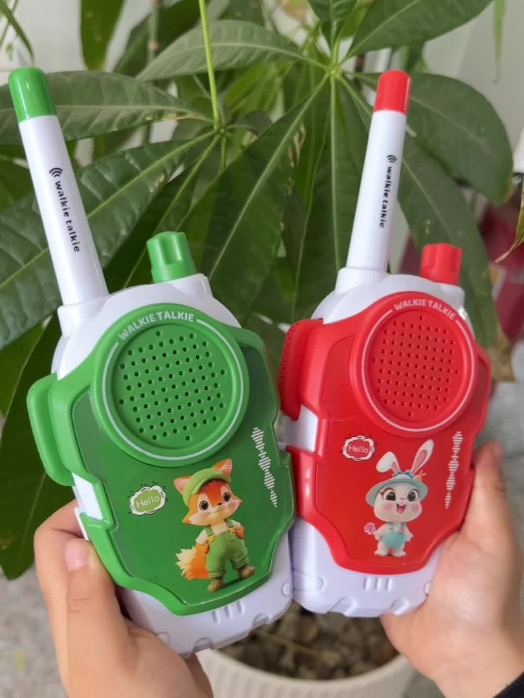 Kids 2pcs Wireless Walkie-talkie Set - Fun Parent-child Interaction Indoor Family Game Outdoor Toys
